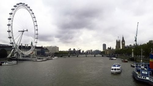 river thames london-eye ferris wheel