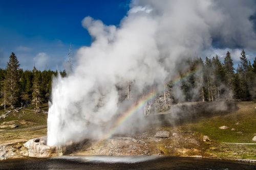 riverside geyser yellowstone national park