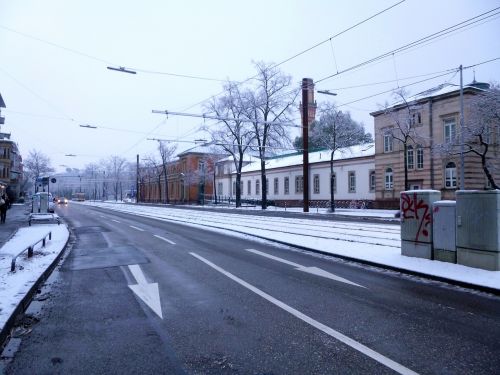 road winter karlsruhe