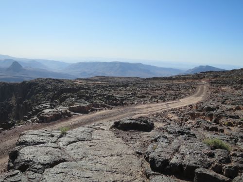 road desert landscape