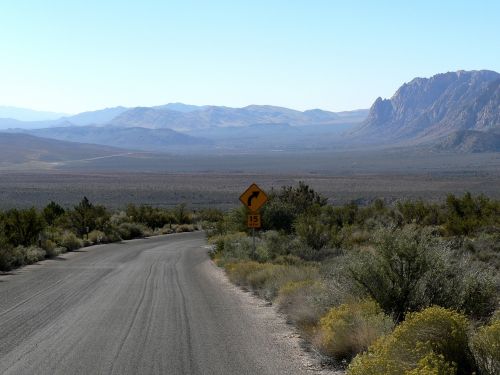 road desert las vegas