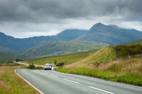 road hills landscape