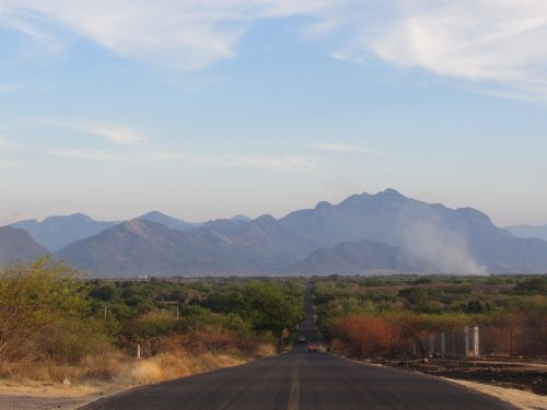 road sky way