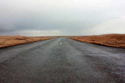 road scenery horizon