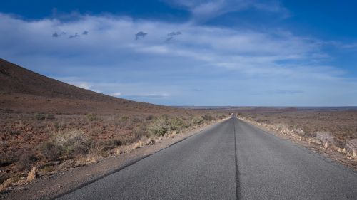 road land horizon