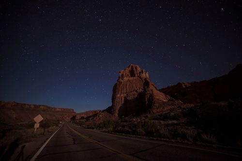 road path cliff