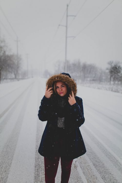 road path snow