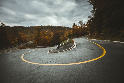 road curve travel