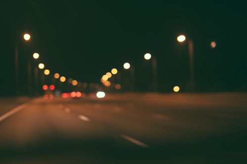 road highway night