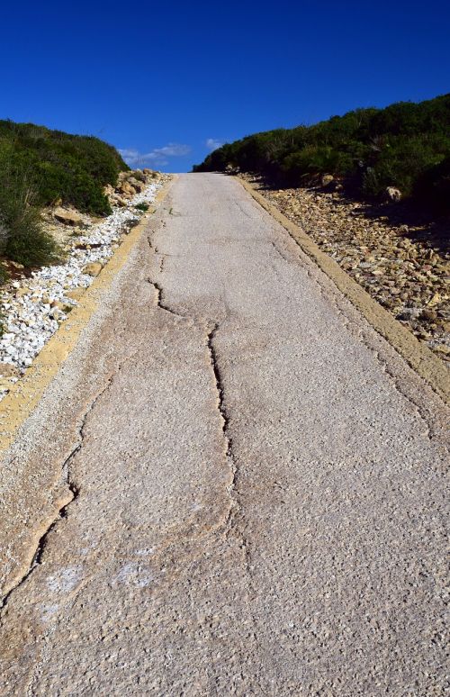 road narrow mediterranean