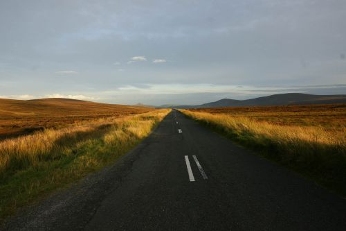 road landscape sky