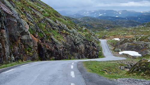 road  mountain  nature