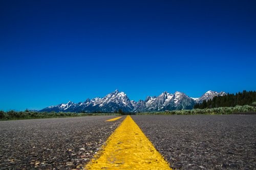 road  sky  landscape