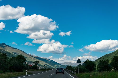 road  switzerland  landscape