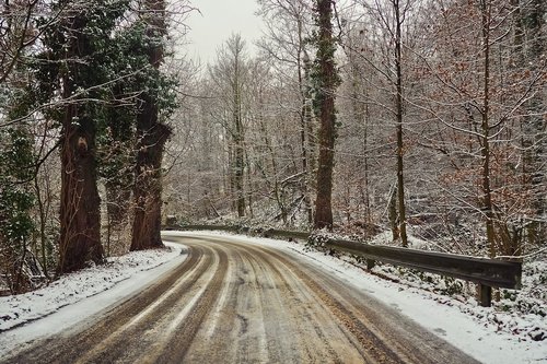 road  winter  snow