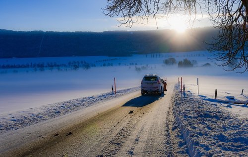 road  snow  snow thrower