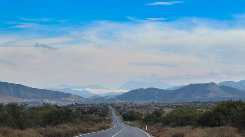 road  sky  landscape