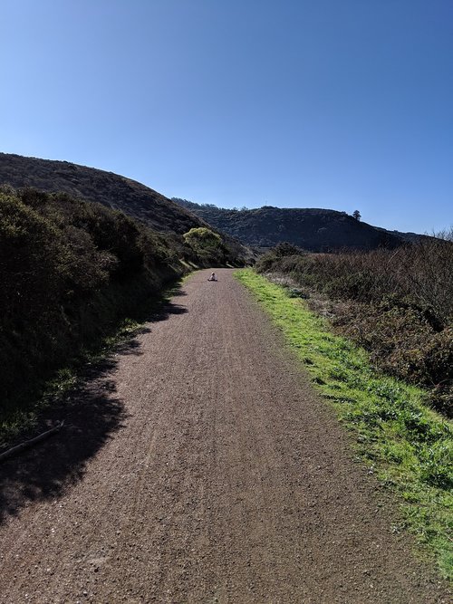 road  sky  hiking