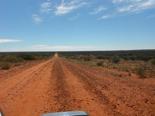 road desert australia