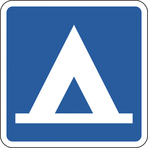 road information camping