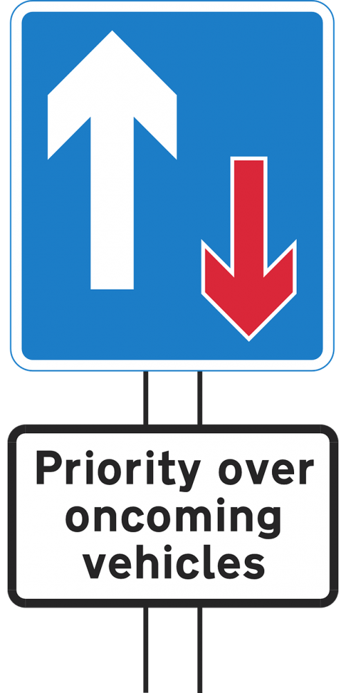 road information arrows