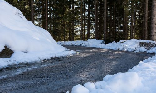 road winter wintry