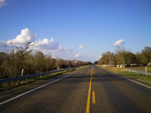 road sky highway