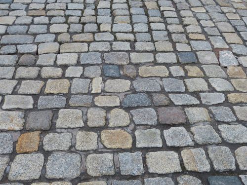 road ground paving stones