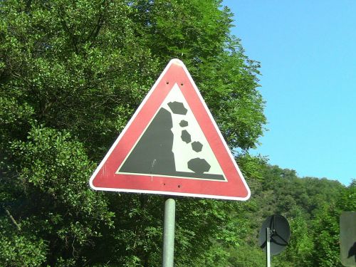 road sign danger