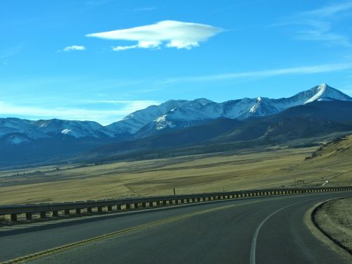 road mountains colorado