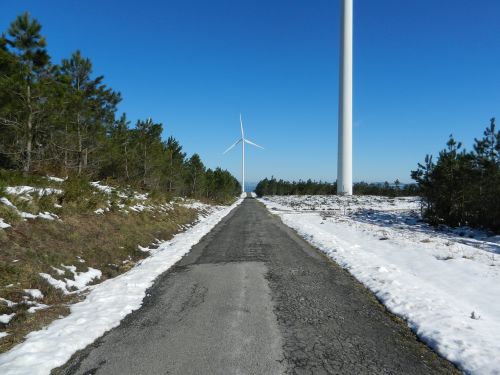 road snow winter