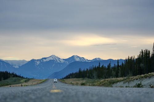 road destination mountains