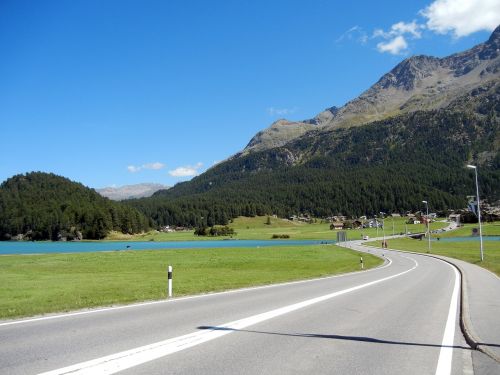 road mountain switzerland