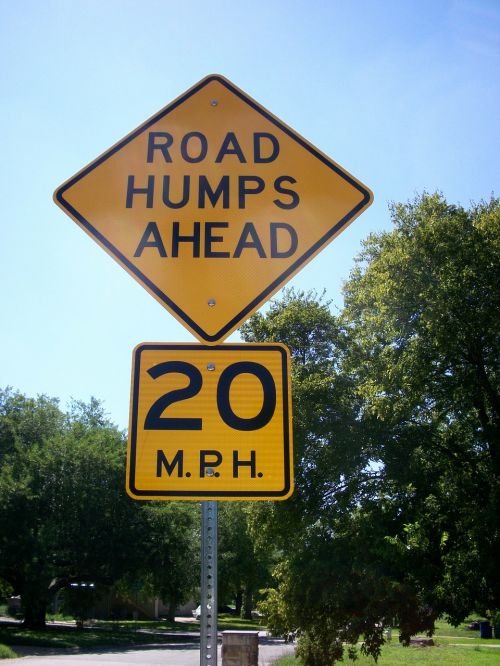 road humps ahead road sign traffic sign
