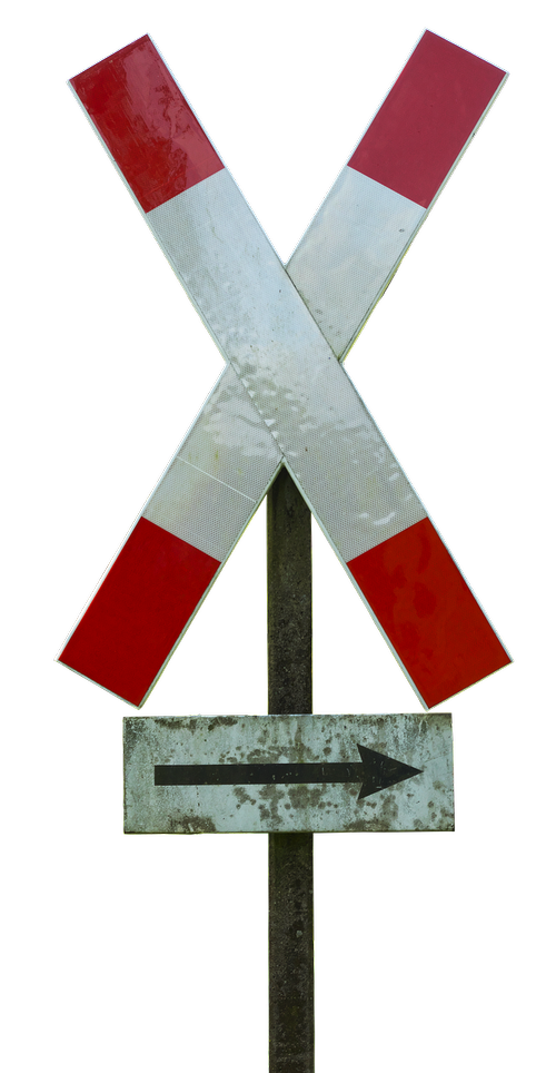 road sign  warnkreuz  andreaskreuz