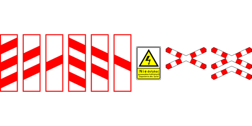 road signs  additional signs  free vector image