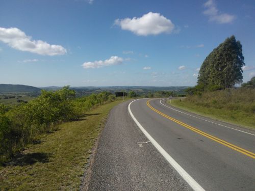 road to bage rio grande do sul brazil