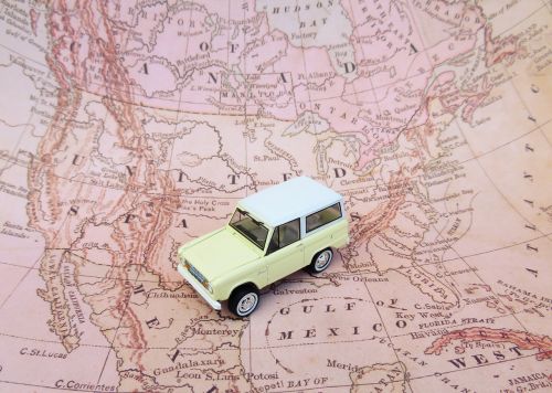 road trip ford bronco map