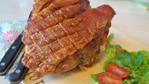 roast pork pig crust roast