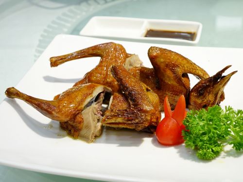 roasted pigeon 烧乳鸽 chinese