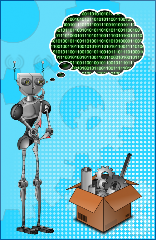 robot binary thinker