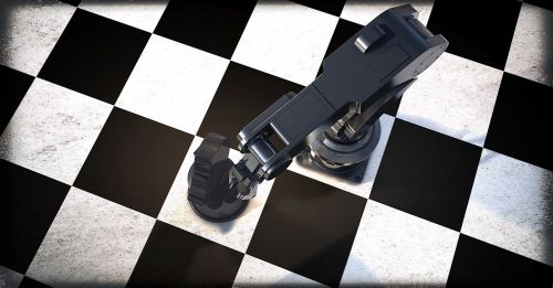 robot robot arm chess