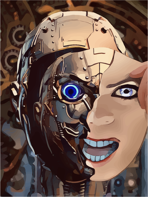 robot  human  cyborg