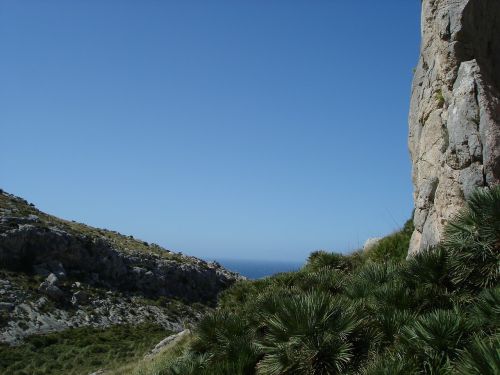 rock steep wall