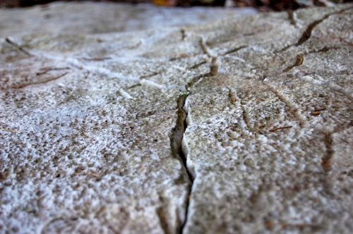 rock cracked crack