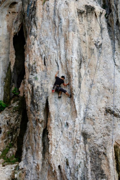 rock stone mountaineer