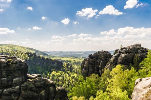 rock saxon switzerland mountains