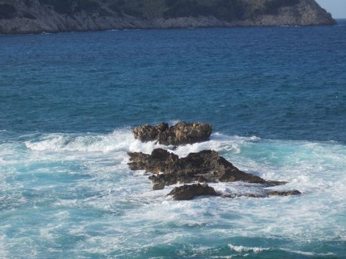rock water sea