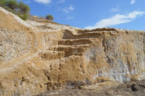 rock stairs stone