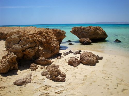 rock sea beach